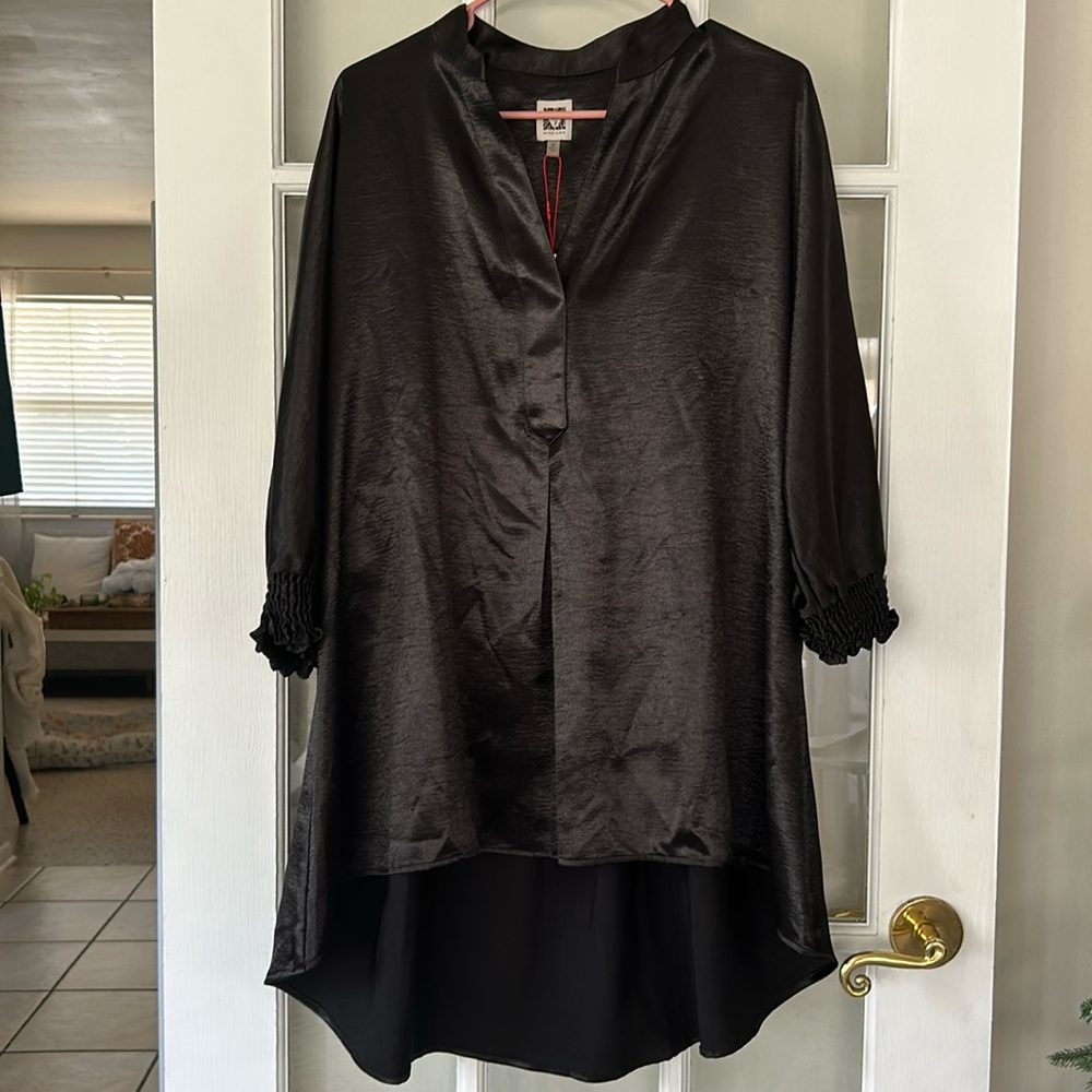 NEW Anne Klein High Low Top Shirt Dress